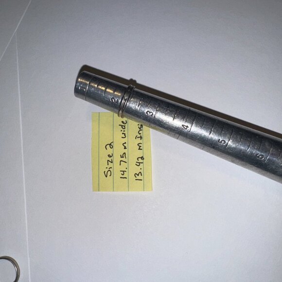 Sterling Silver Thin Double Band Ring, Size 2 - Picture 15 of 15